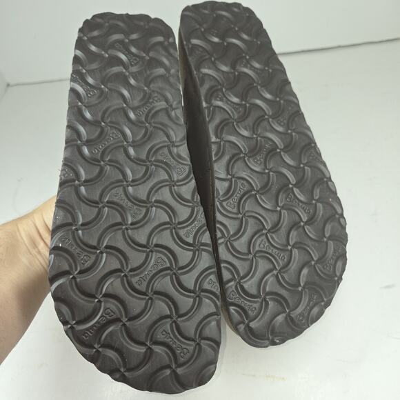 Betula Birkenstock Goldish Women 6.5 Gold Leather Sandals Lagenlook Cottagecore - Picture 6 of 7